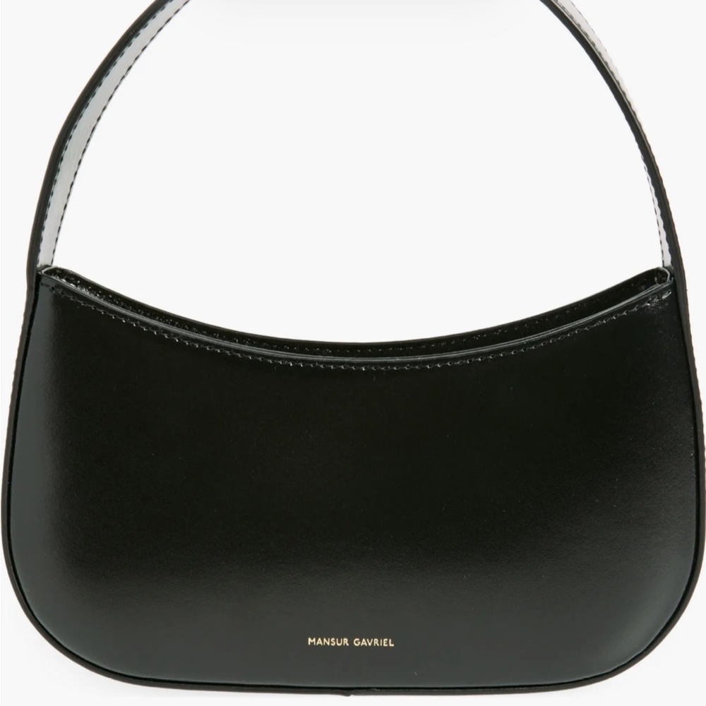 NWT Mini BonBon Leather Shoulder Bag Mansur Gavriel in Black -Retails for $395 - Picture 6 of 10